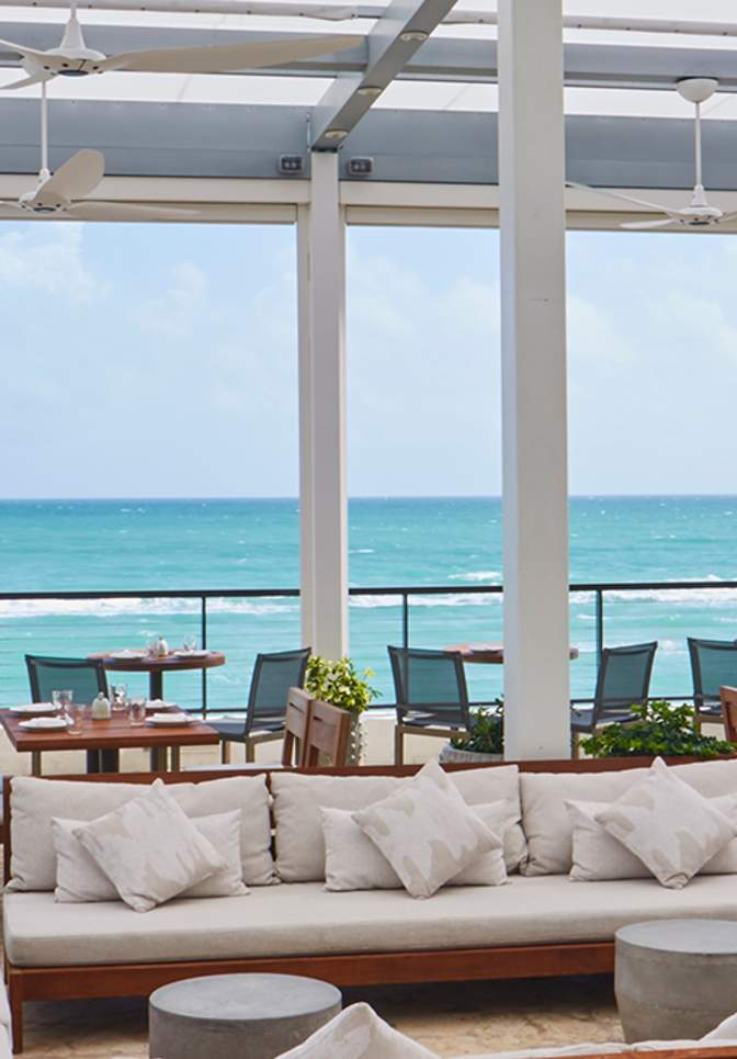 pier lounge area