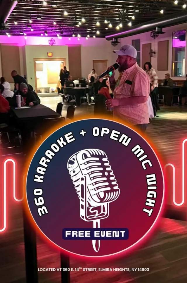 360 Karaoke + Open Mic Night!