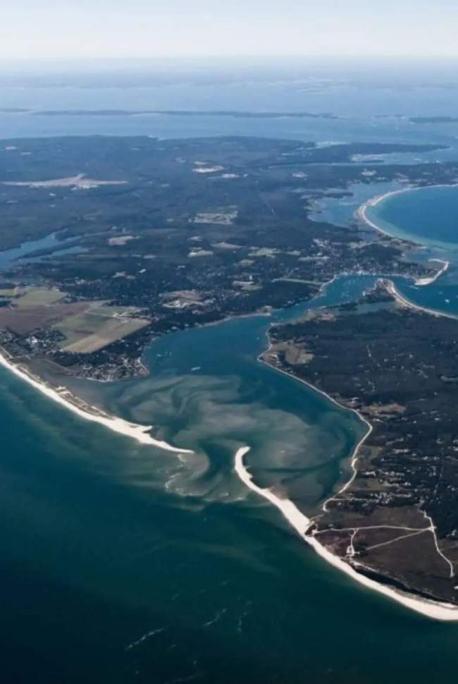 aerial of MV