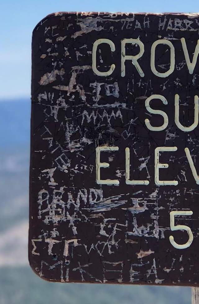 Crow-Peak sign