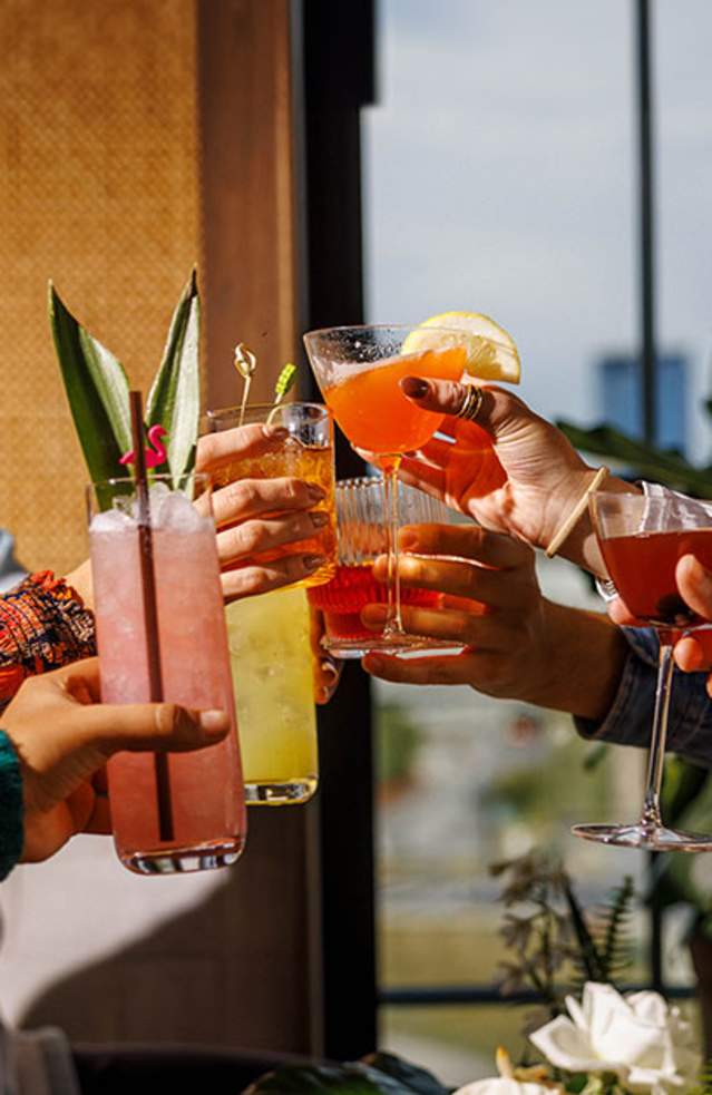 People Toasting