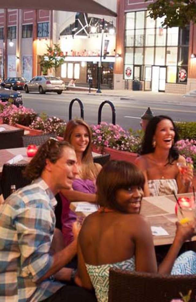Dining in Downtown Area