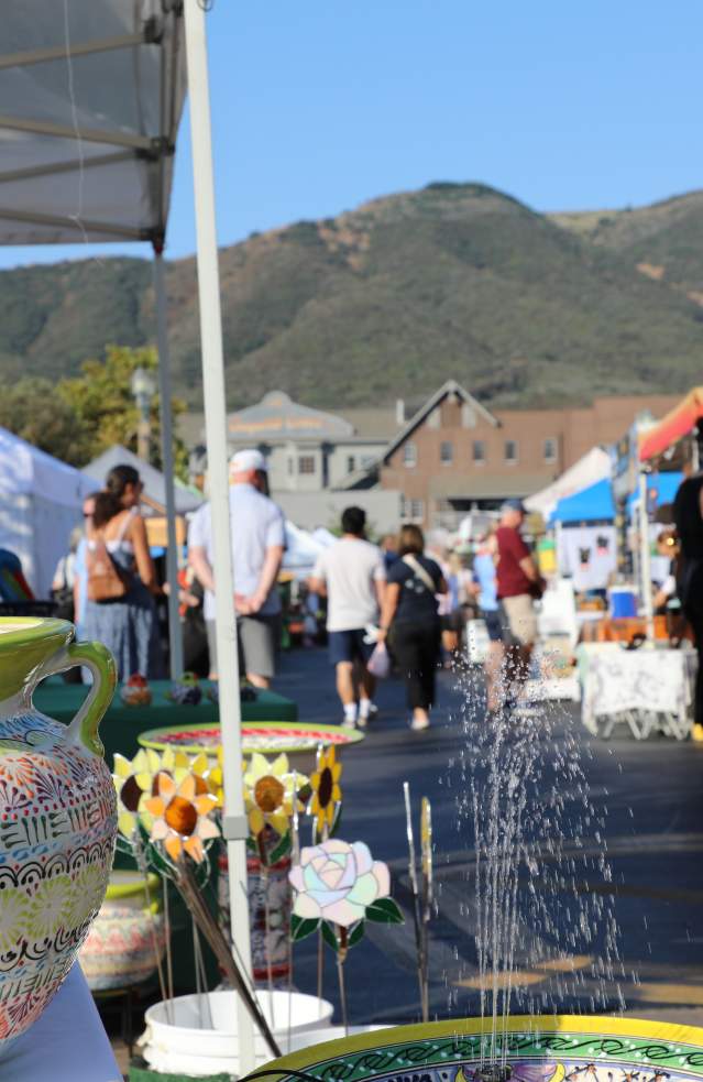 Shopping in Old Town Temecula Farmers Market