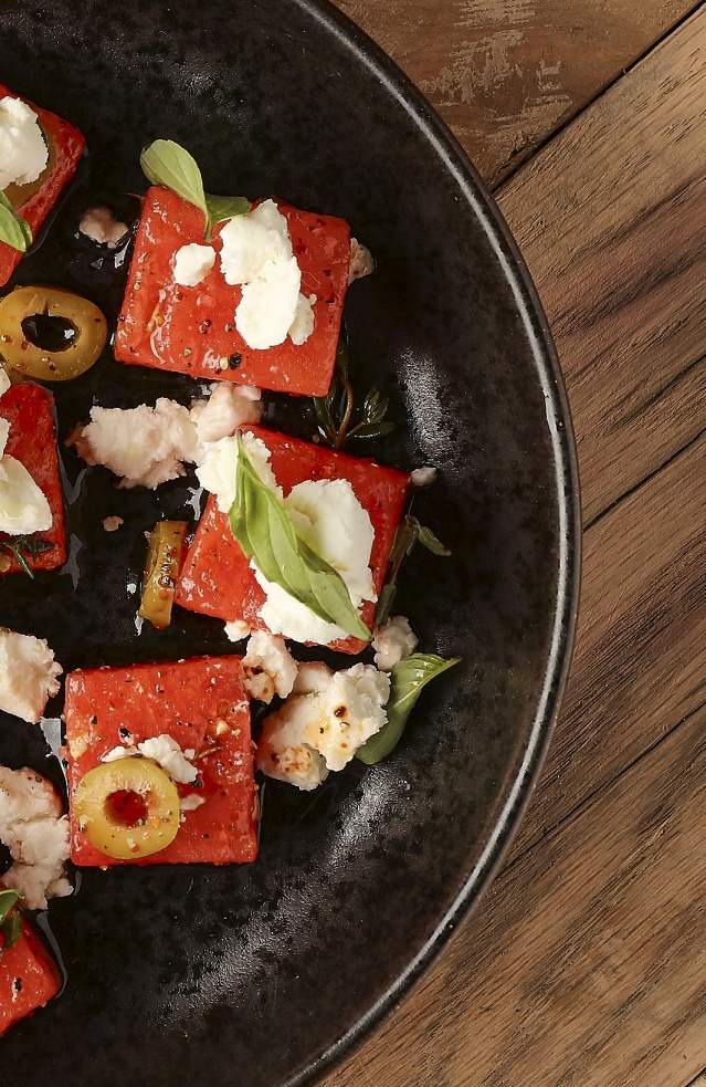 Beautiful plate of food of dining options in Temecula