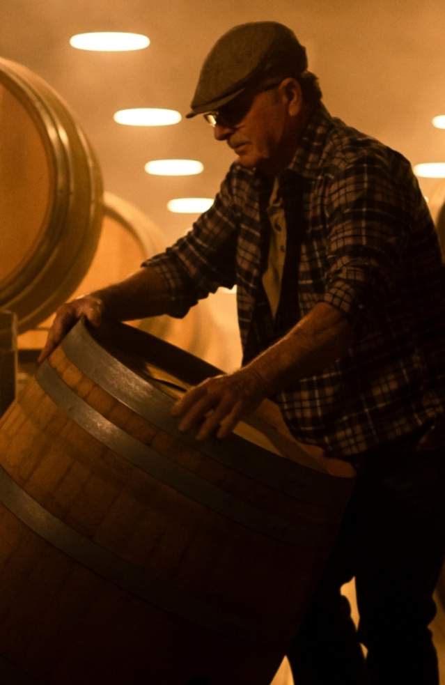 Behind The Wine Bottle