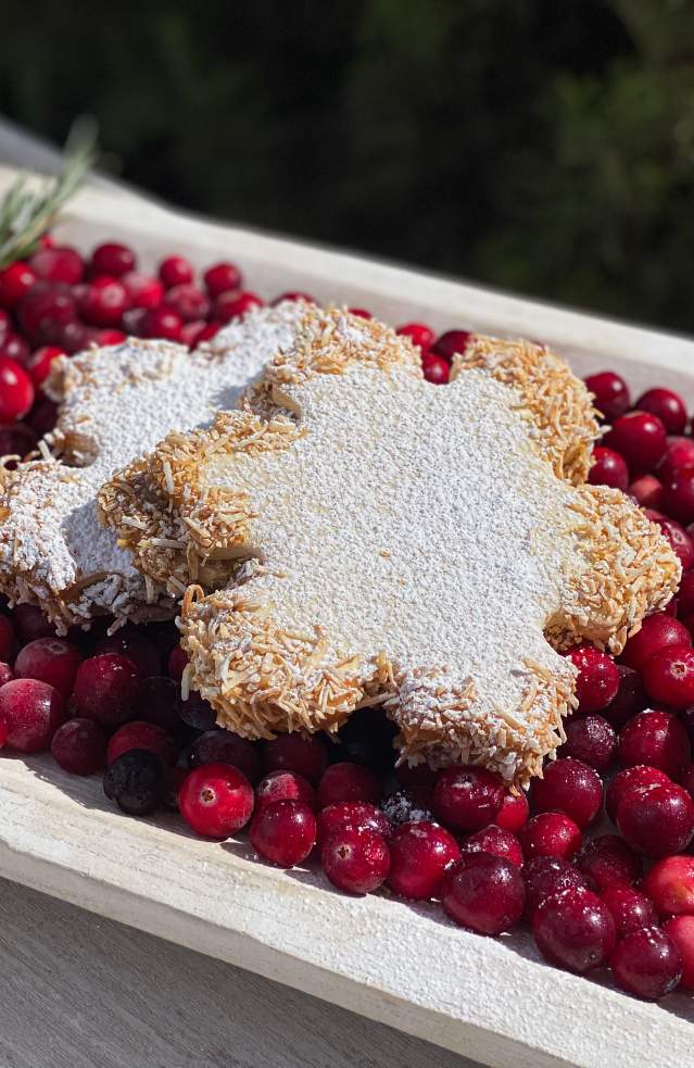 Chilled Holiday Cookie Recipe, Europa Village, Alfajores Snowflake