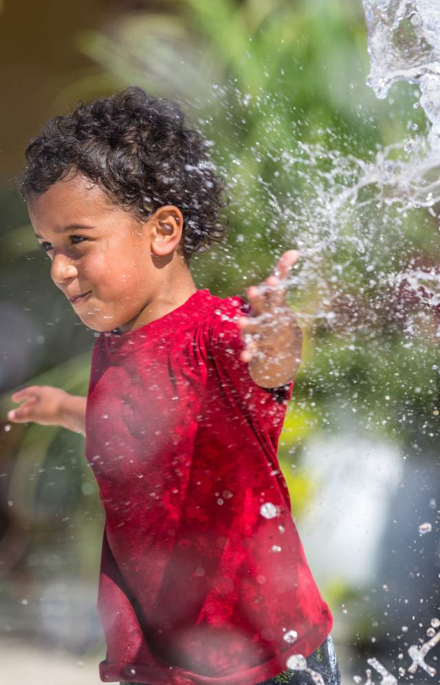 Waterfall Junction at Riverbanks Zoo - Splash Pad