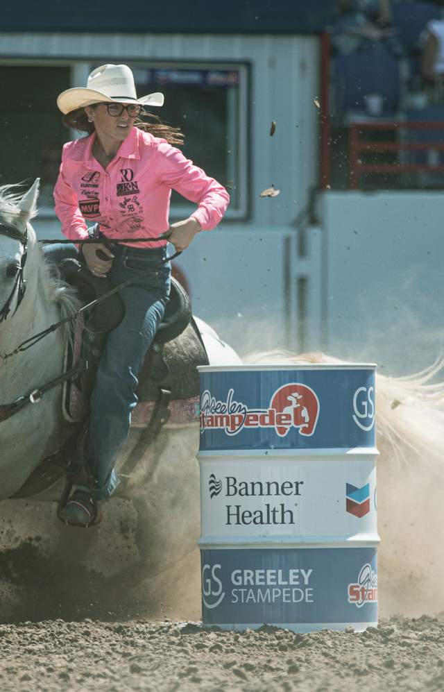 Barrell Racing at the Greeley Stampede