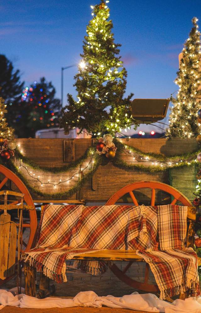 Decorated Carriage during WinterFest in Greeley, CO