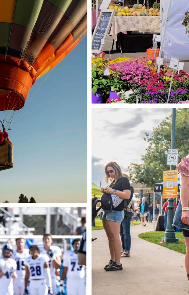 Hot Air Balloons, UNC Football, Oktobrewfest, and the Farmers' Market