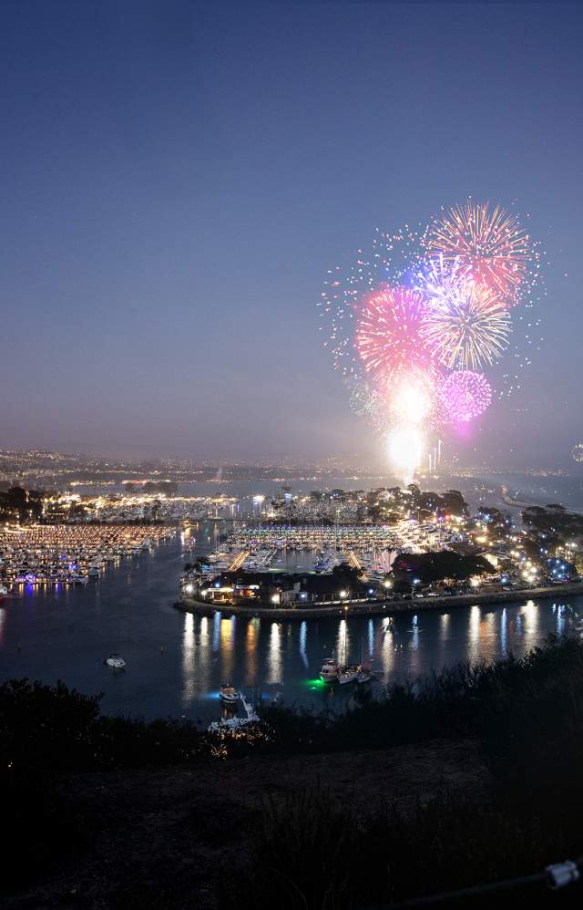 Where to Park and Where to Watch Fireworks in Dana Point