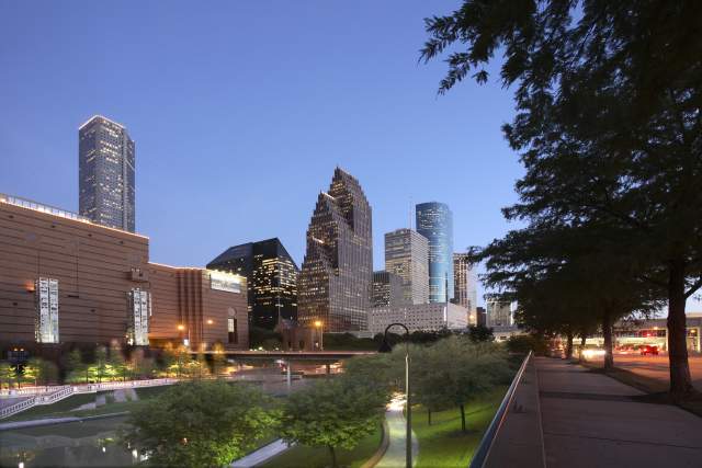 Bayou and Wortham Theater