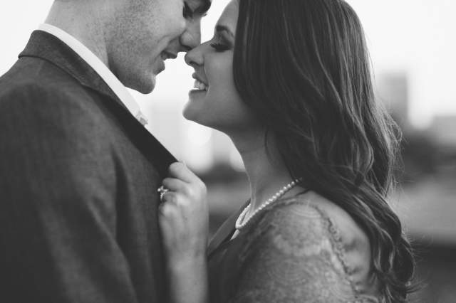 Man Woman Embrace
