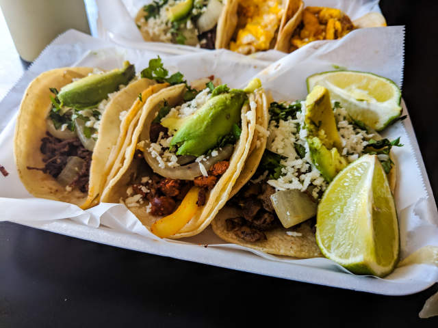 Tacos at Los Gemelos
