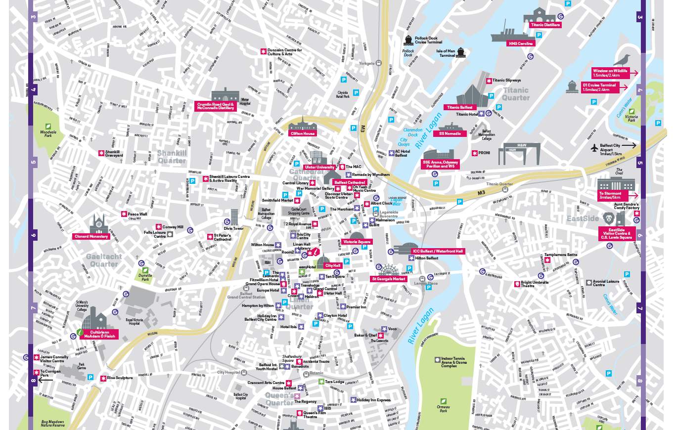 Belfast City Map