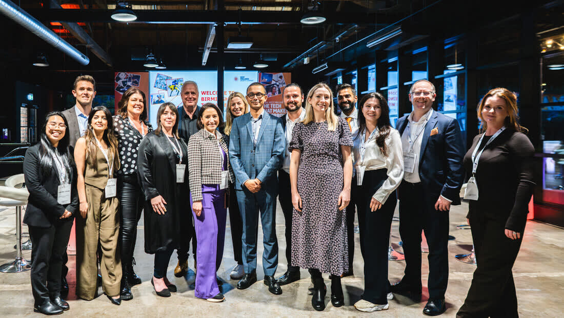 Group of WMGC colleagues after a Tech Week event