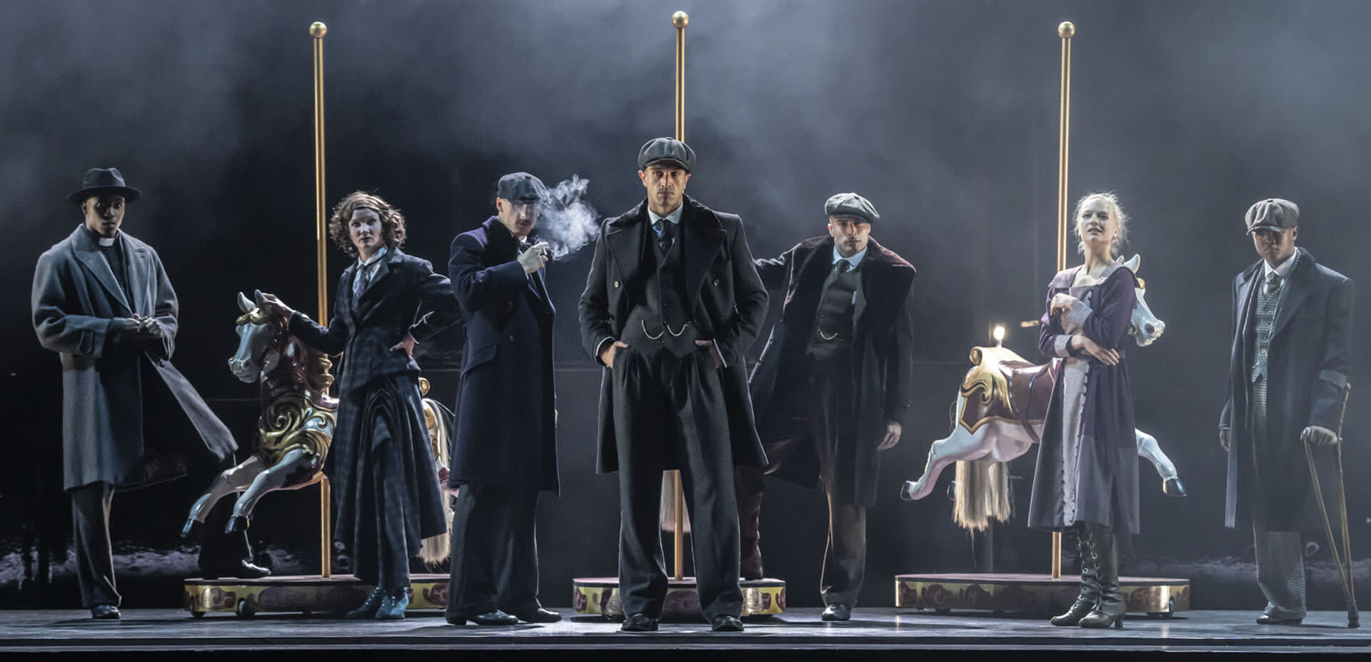 Peaky Blinders production on stage
