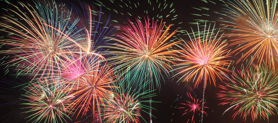 Fireworks in the Cotswolds