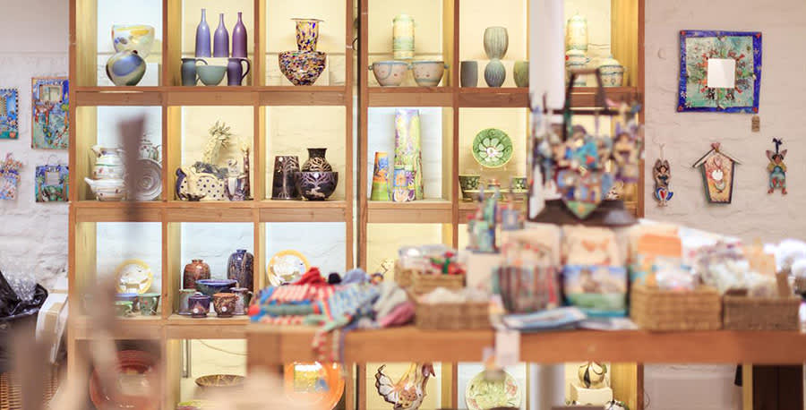 Shop in the New Brewery Arts centre in Cirencester