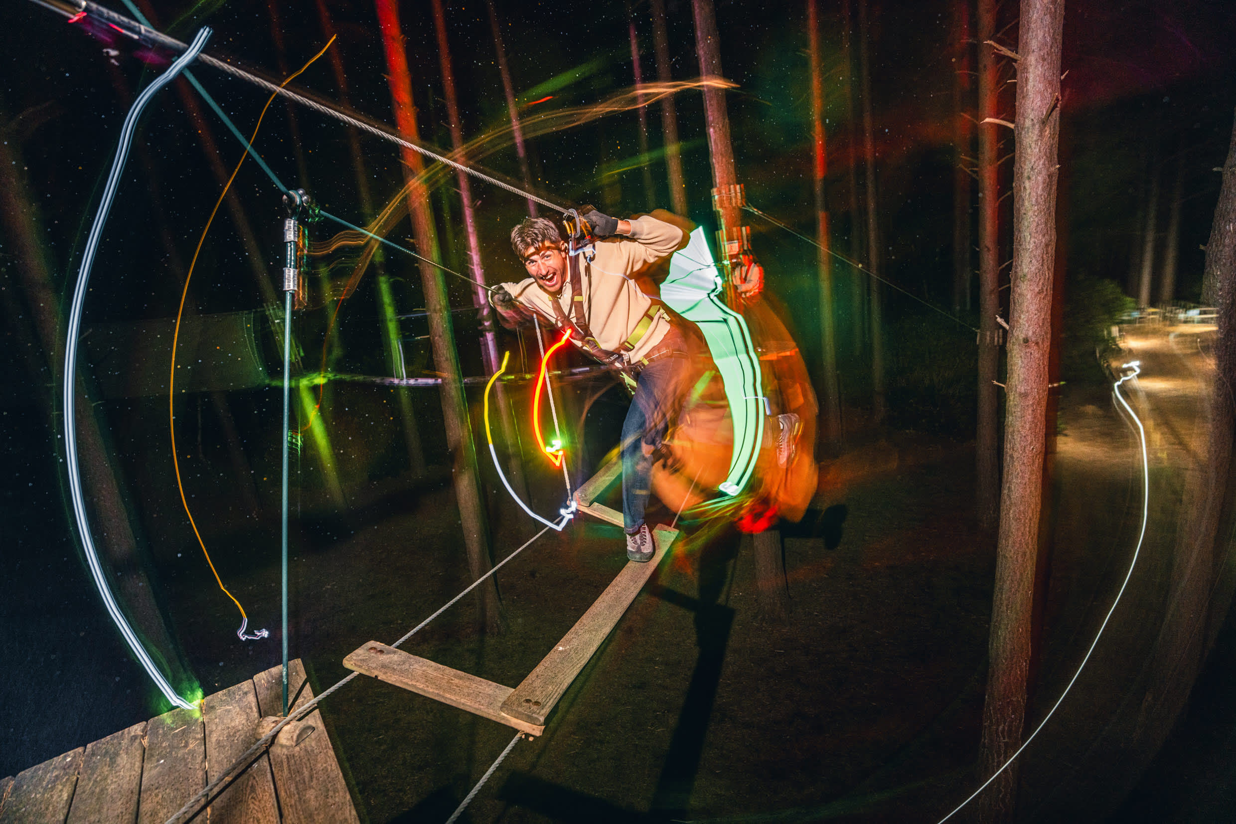 Once-a-year high ropes after dark are coming to Go Ape COVENTRY