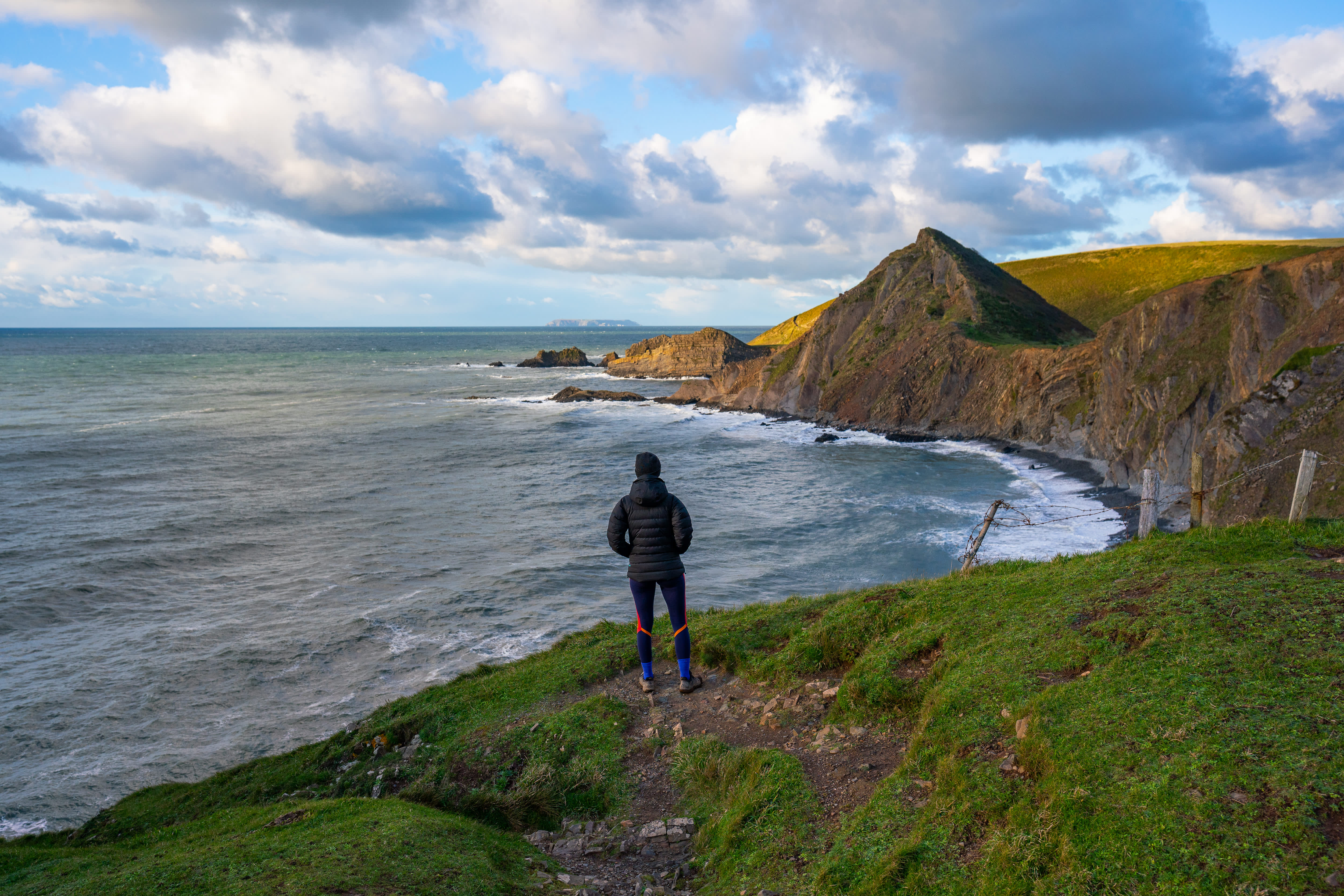 hartland, coast view, north devon,