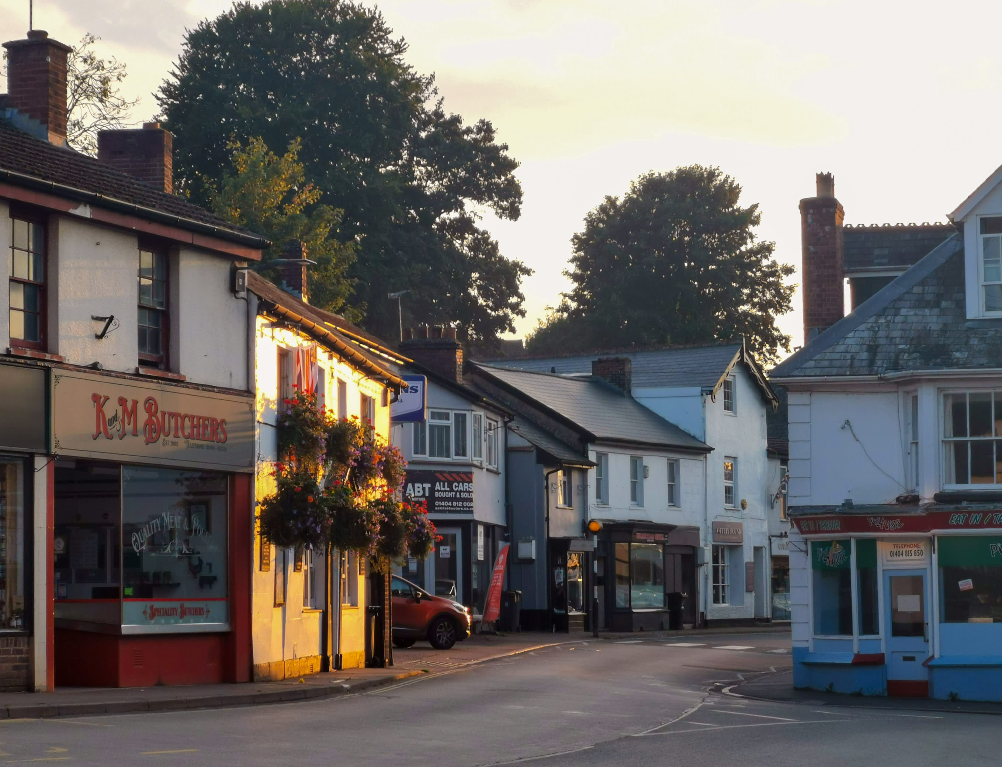 ottery st mary town centre