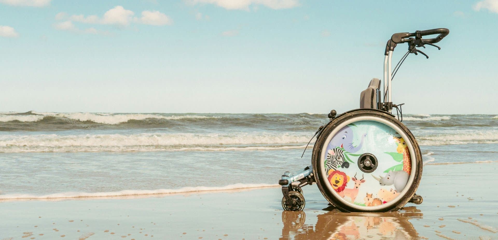 Wheelchair, Beach, Summer, Accessible