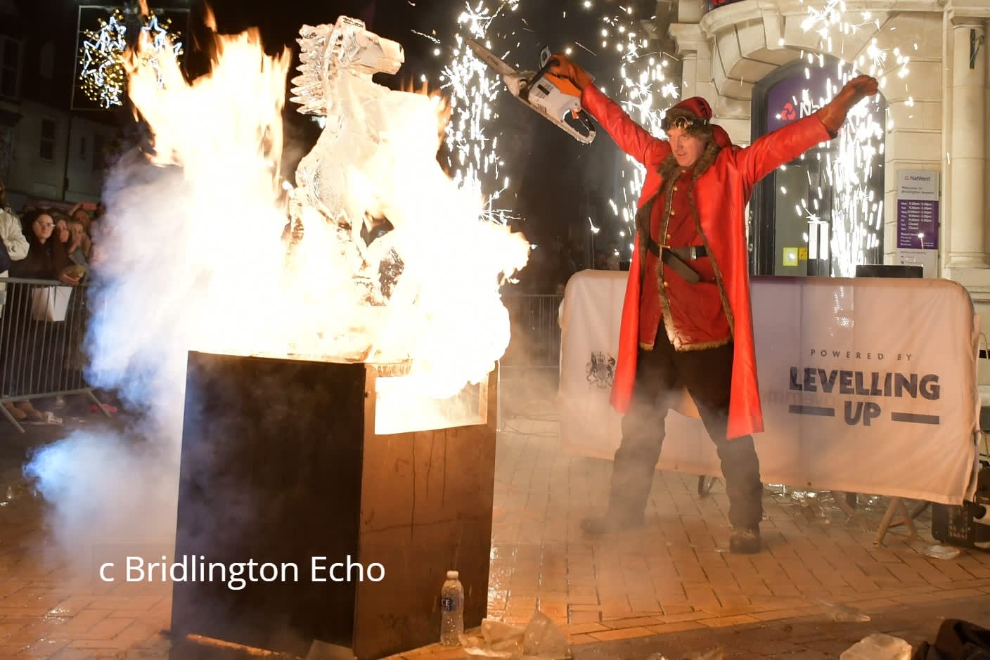 Fire and Ice display