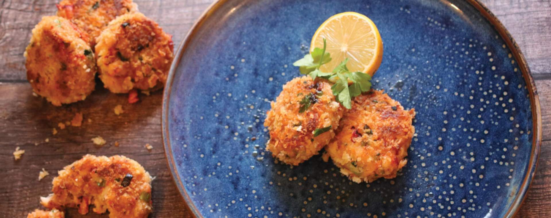Luxury lobster fishcakes