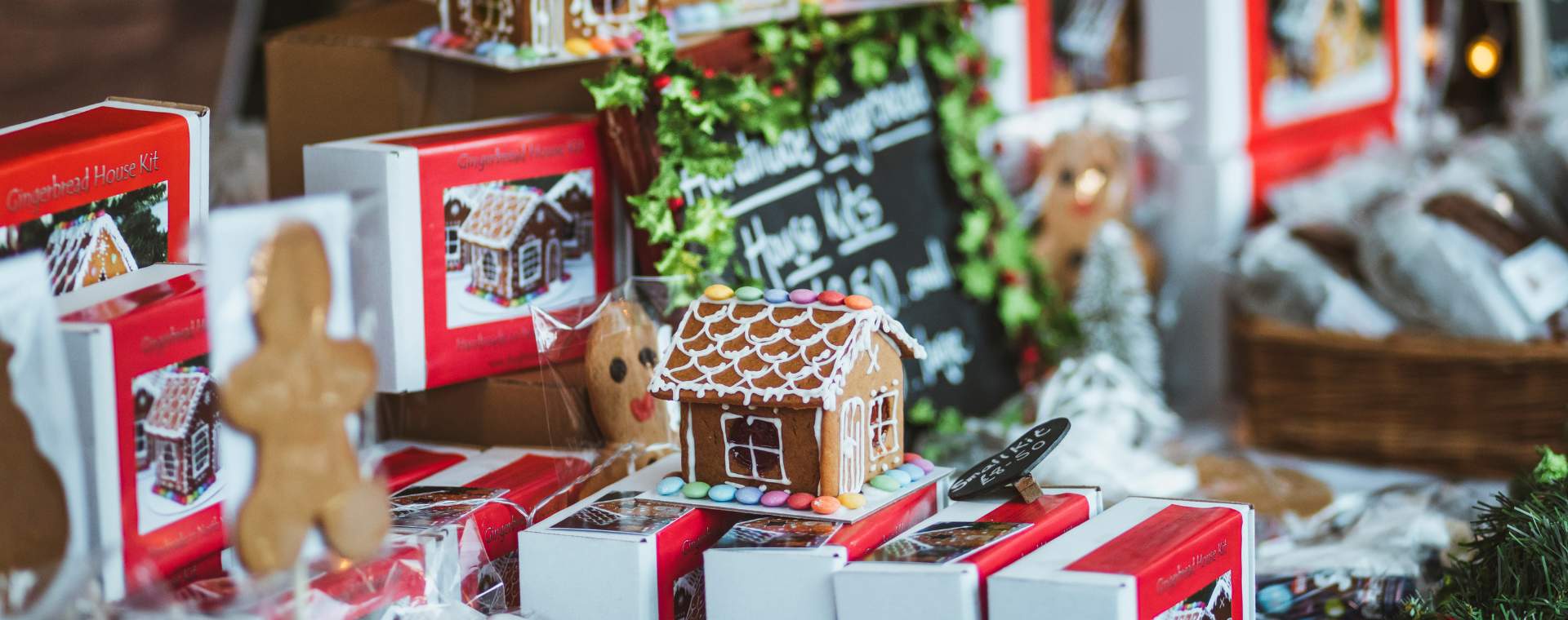 Gingerbread stall at the Beverley Festival of Christmas