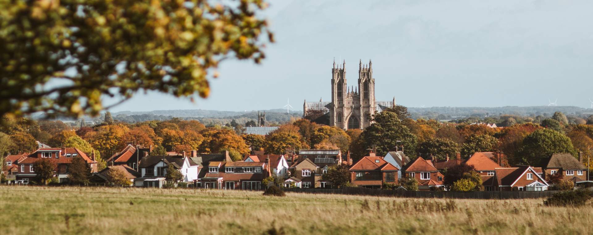 A view of Beverley Minster from the Westwood