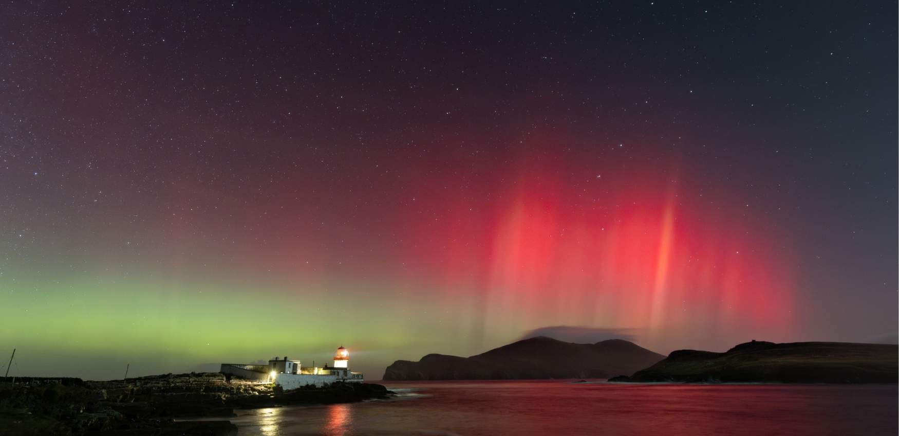 Valentia Lighthouse - Northern Lights