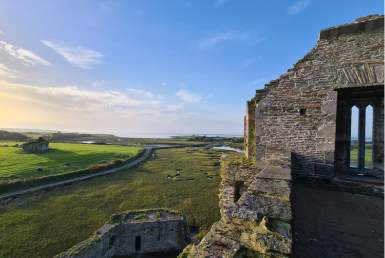 VISIT_Ballylongford_MOSAIC LANDSCAPE_Carrigfoyle_Castle_View_North_Kerry_Helen_Lane
