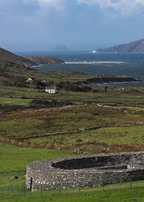 Gaeltacht Areas, View of Loher Stone Fort