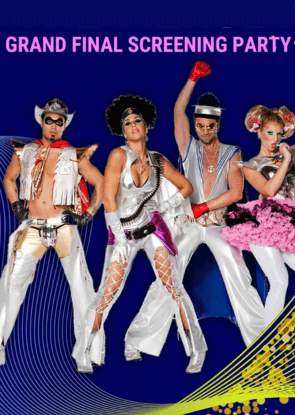 The Vengaboys in glittery cowboy outfits