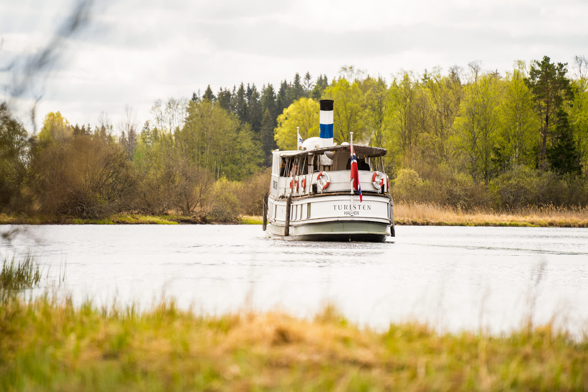 DS Turisten på tur i Haldenkanalen