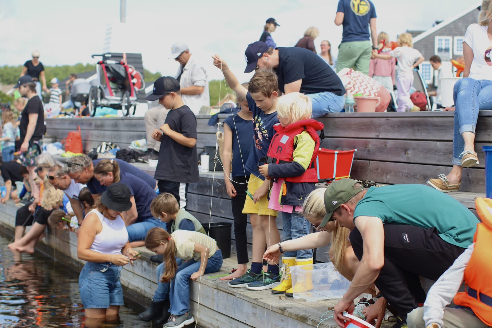 Krabbefiske i Larkollen
