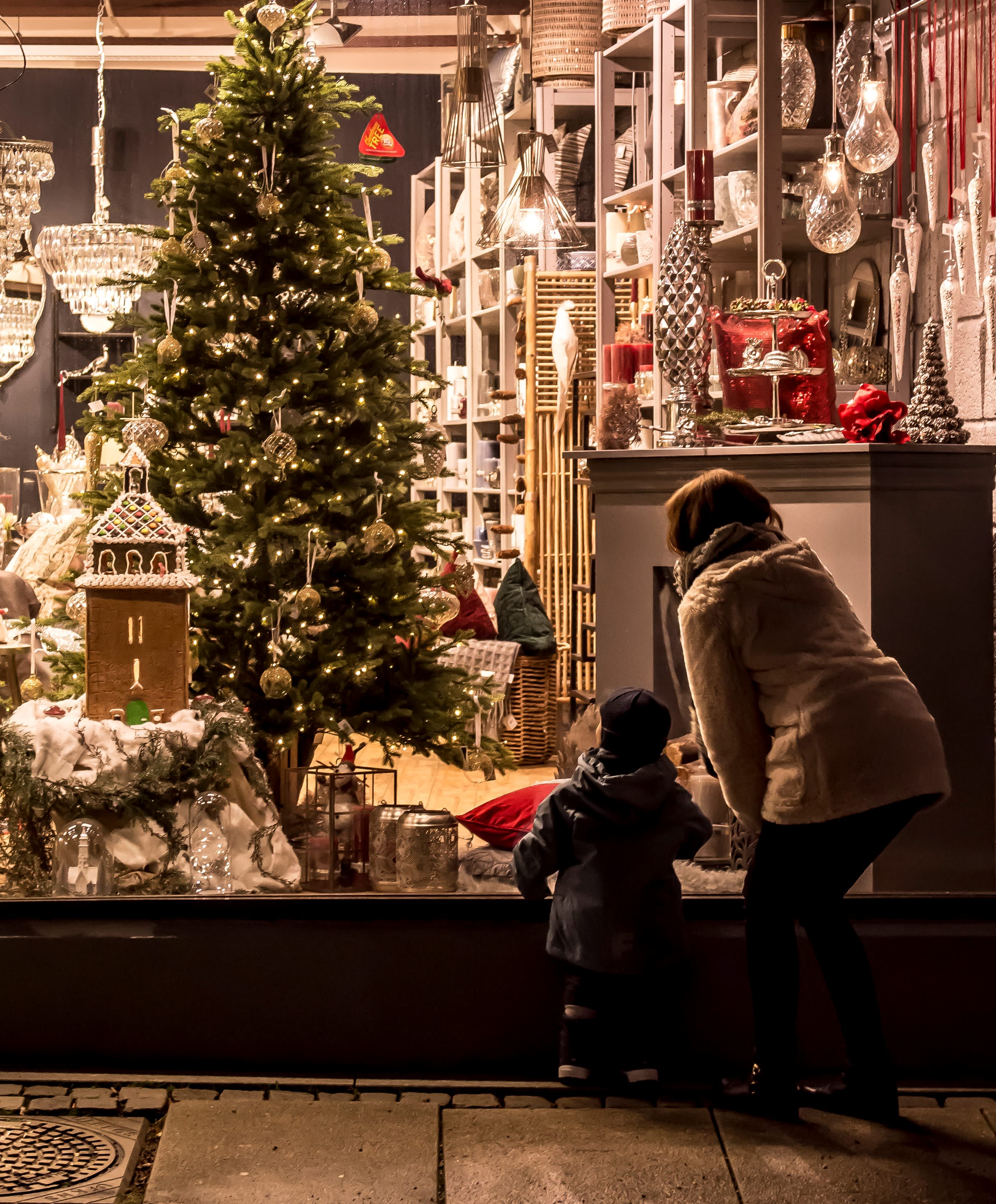 Julehandel i gågata