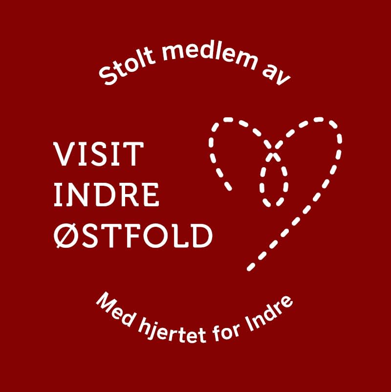 Klistremerke med stolt medlem av Indre Østfold