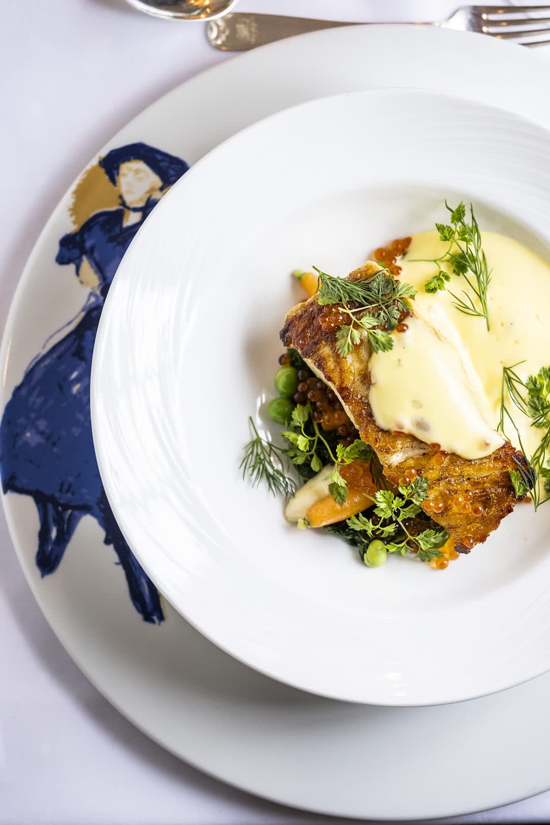 Smakfull rett dandert på en tallerken