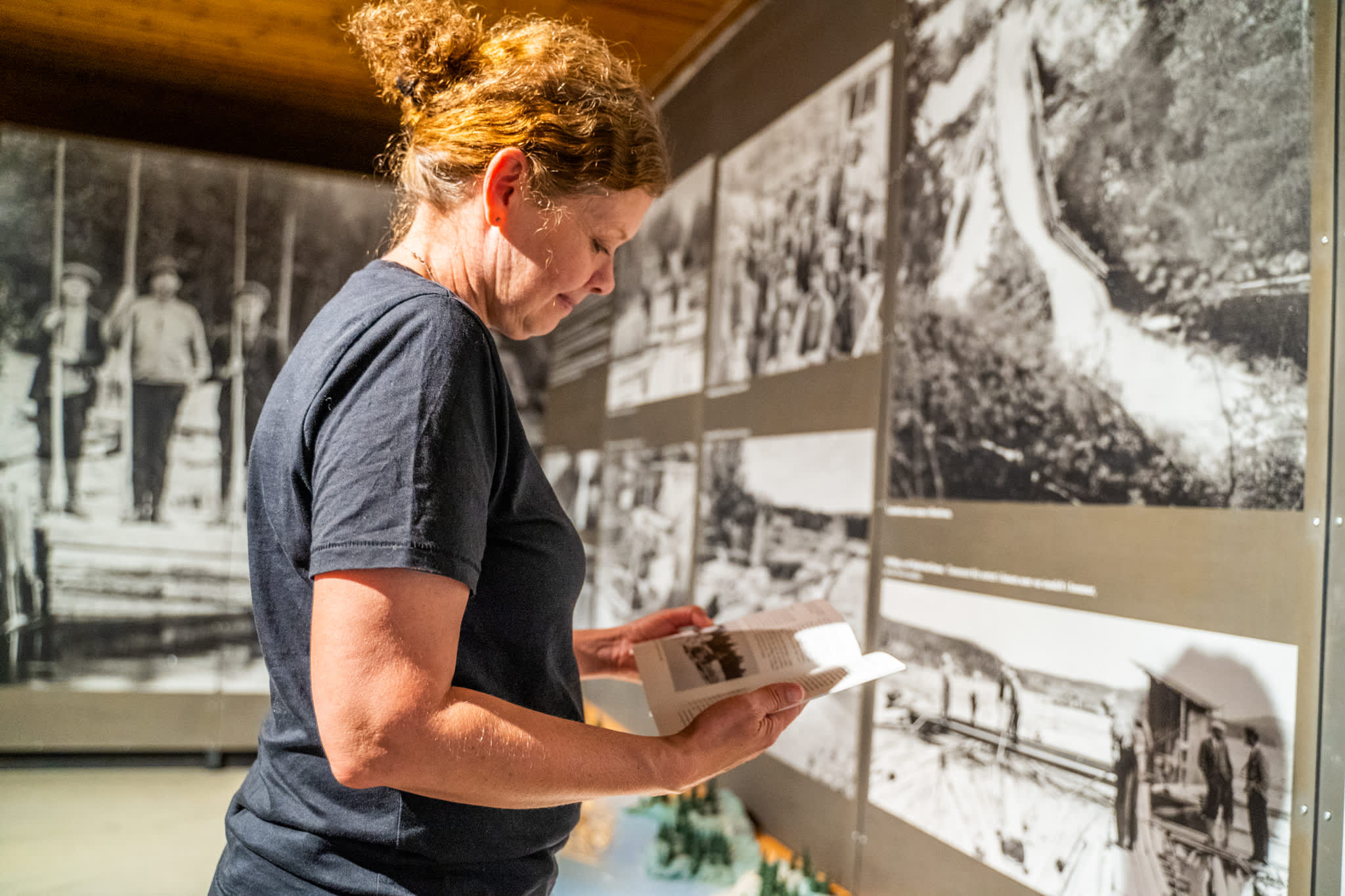 Kjersti besøker Haldenvassdragets kanalmuseum og kikker rundt