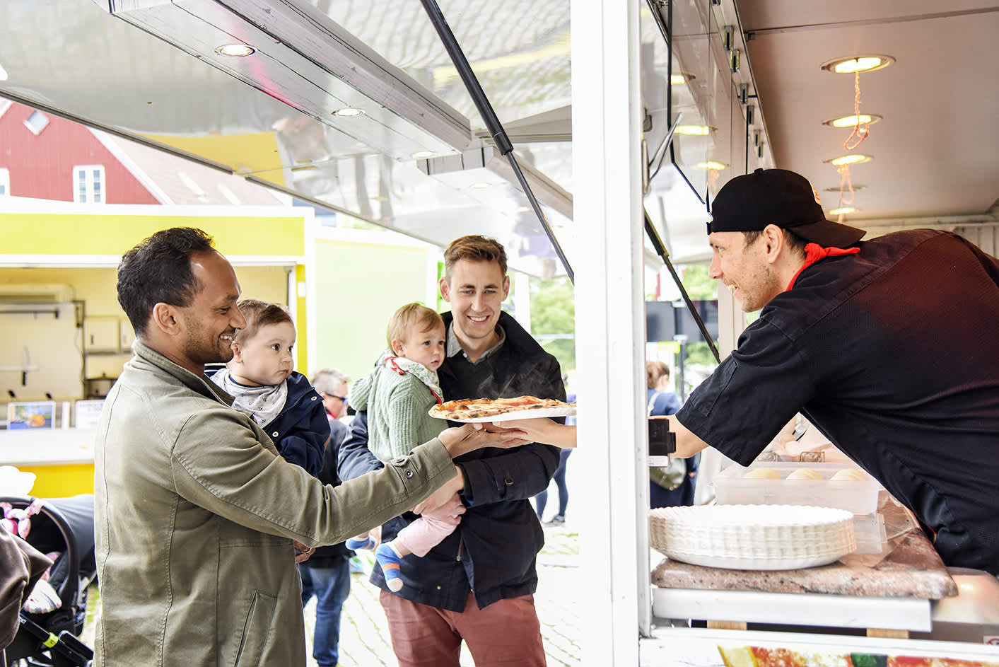 Food Truck i Moss sentrum