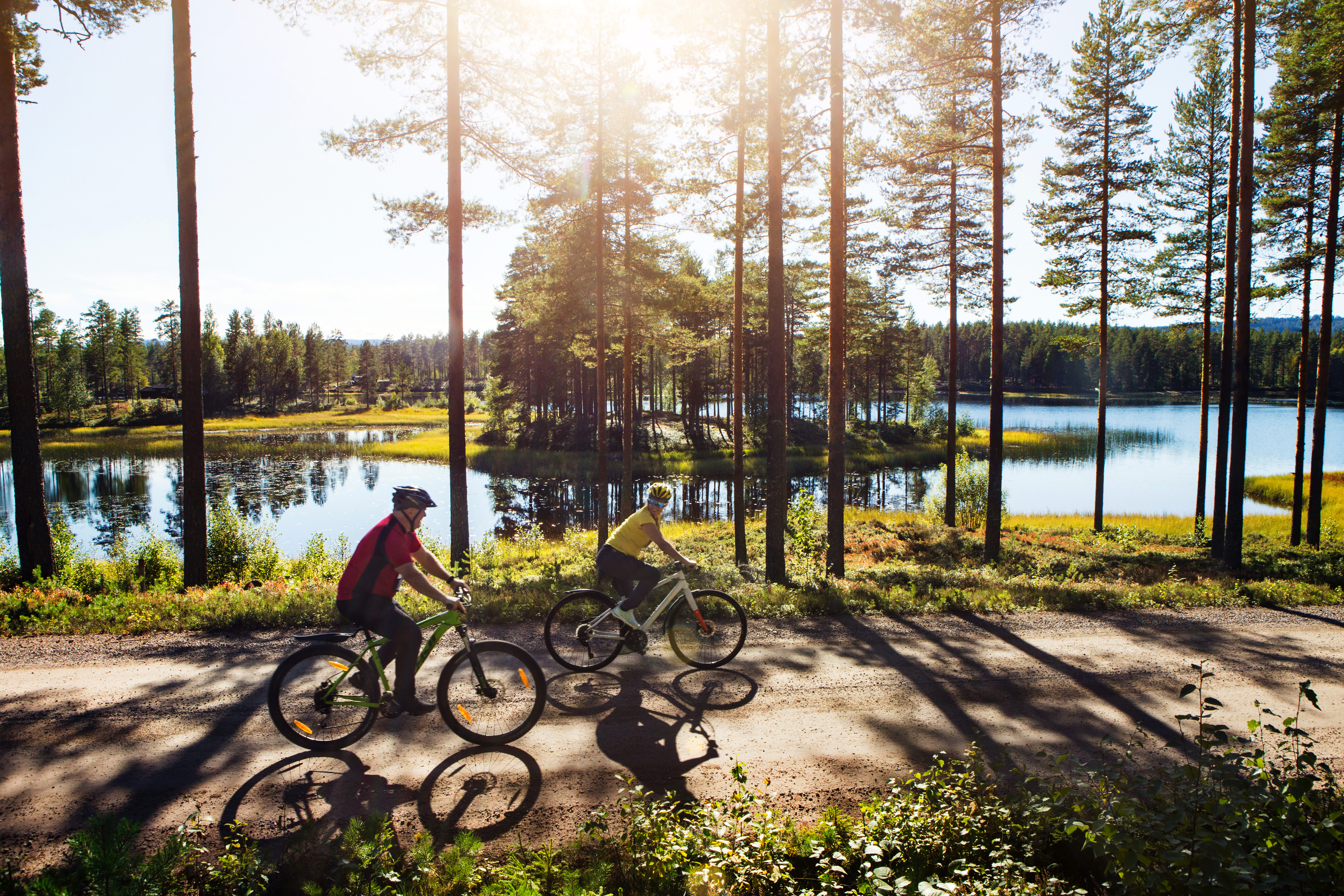 På sykkeltur i Finnskogen langs Kynna