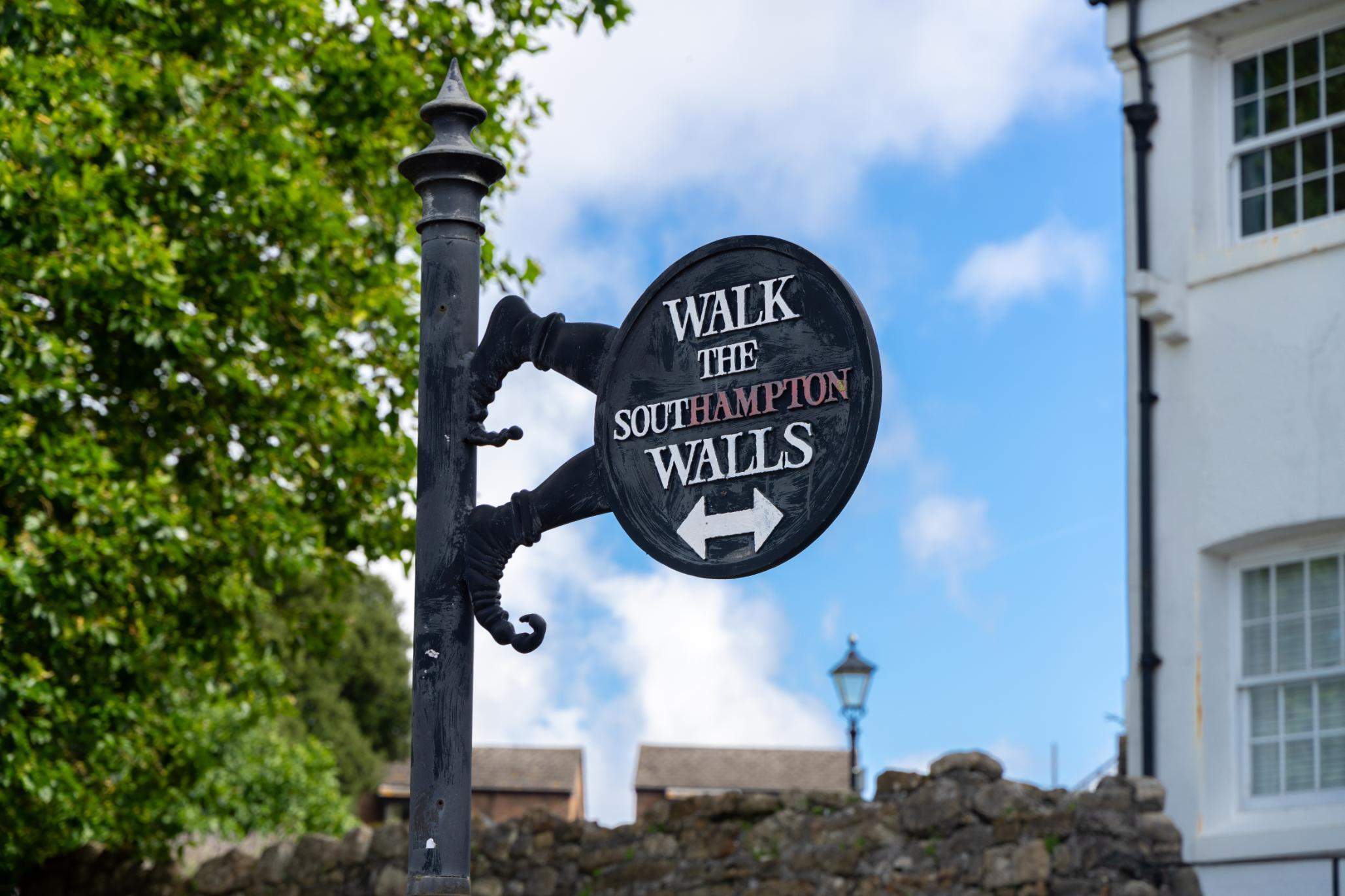 Explore the medieval town walls