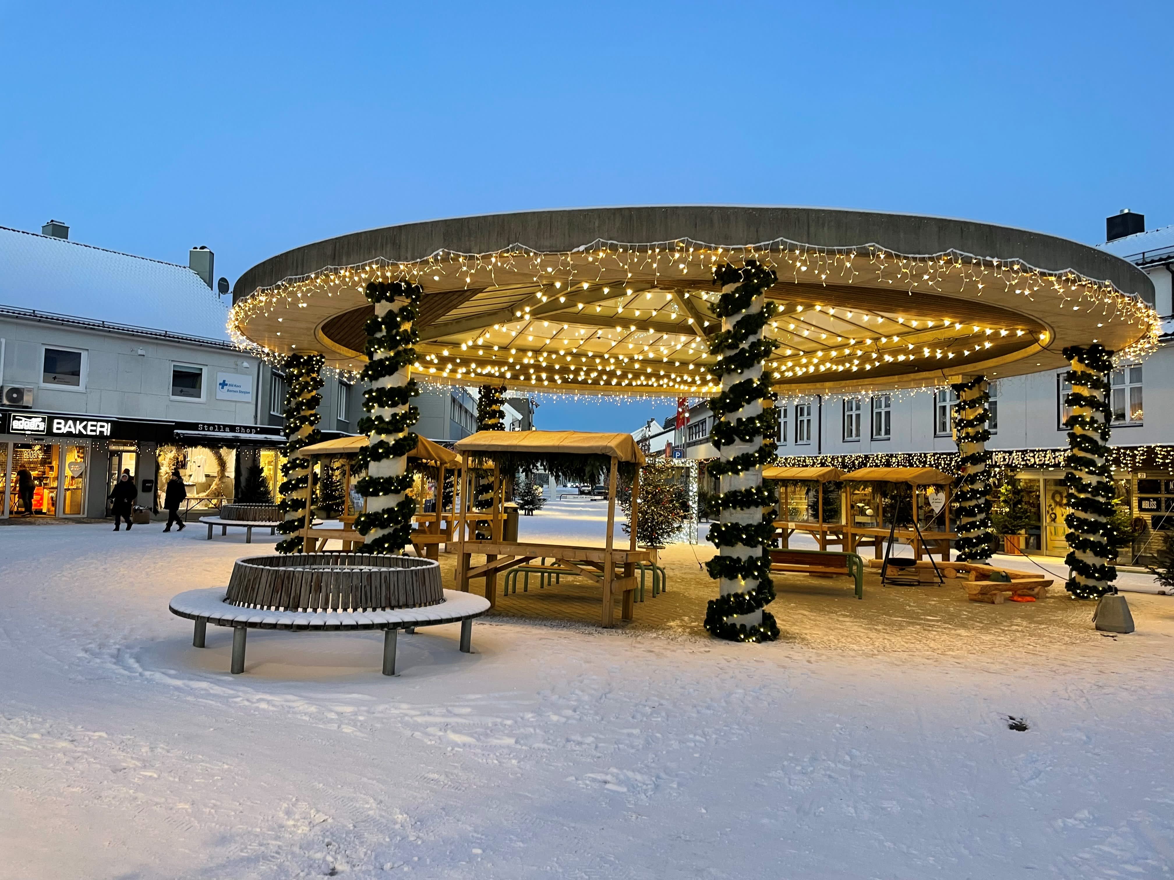 julebelysning i Lyngdal