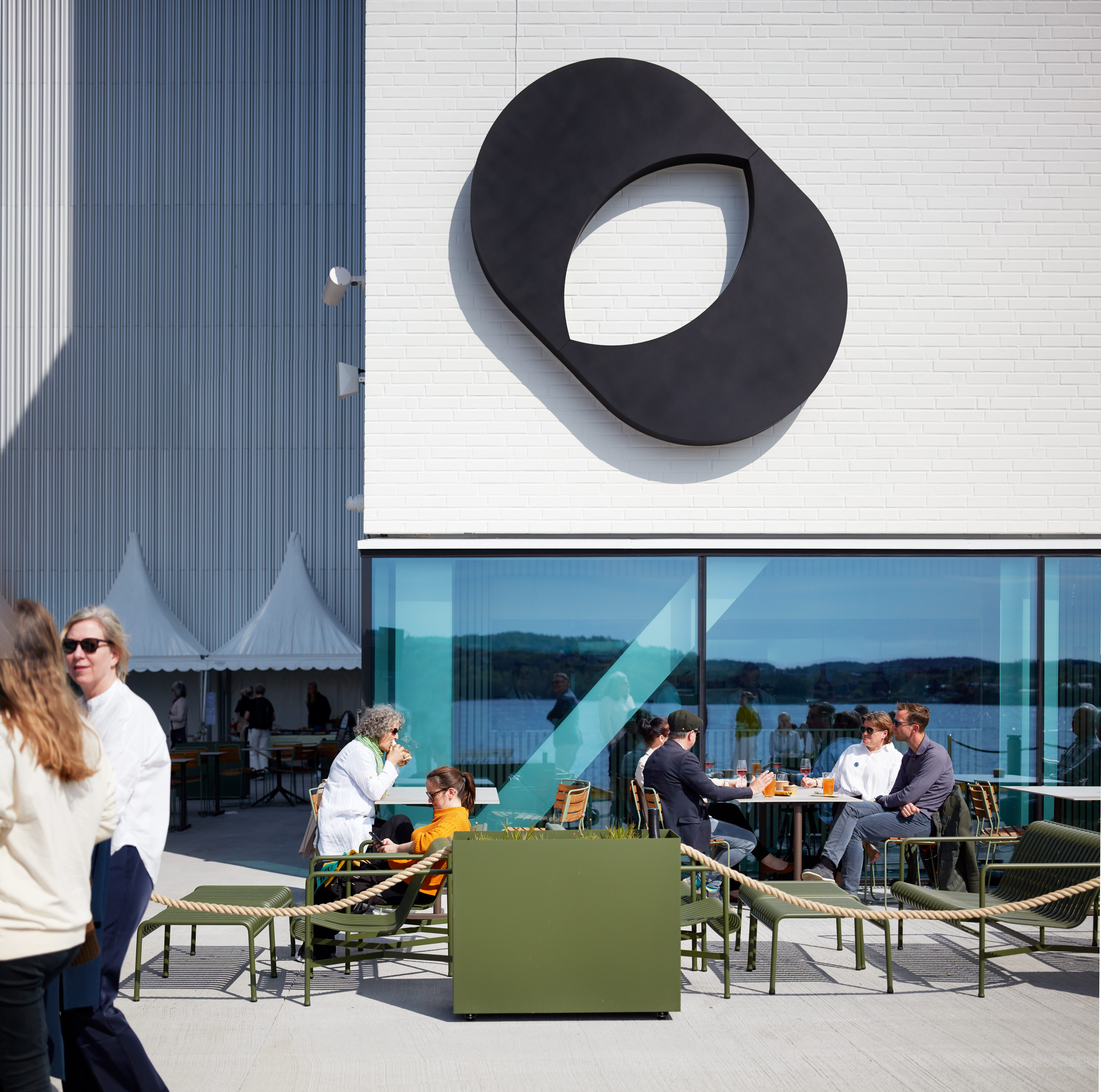 Brasserie utendørs Kunstsilo
