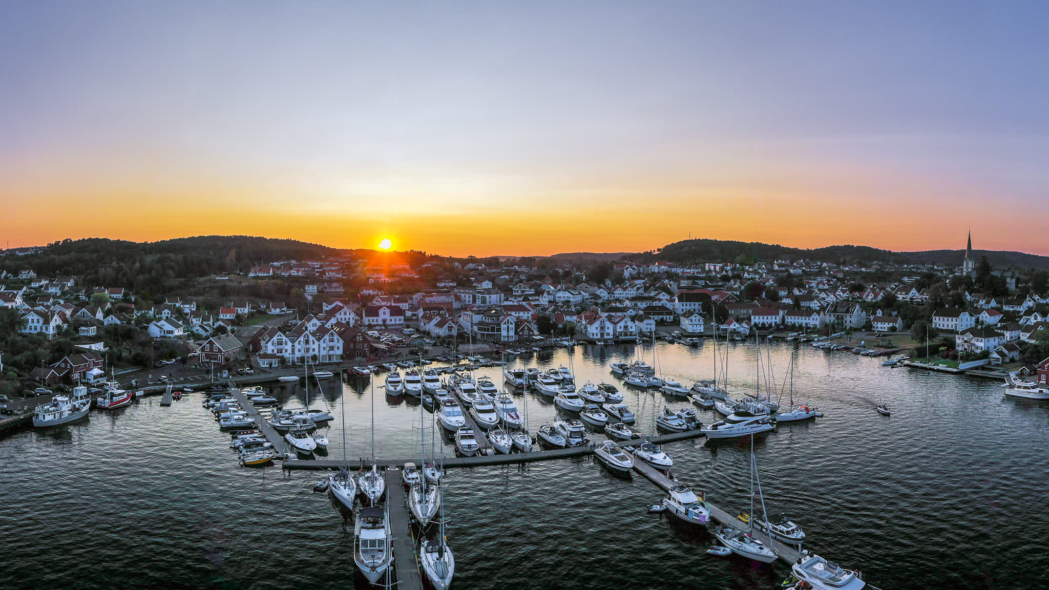 Sunset in Lillesand