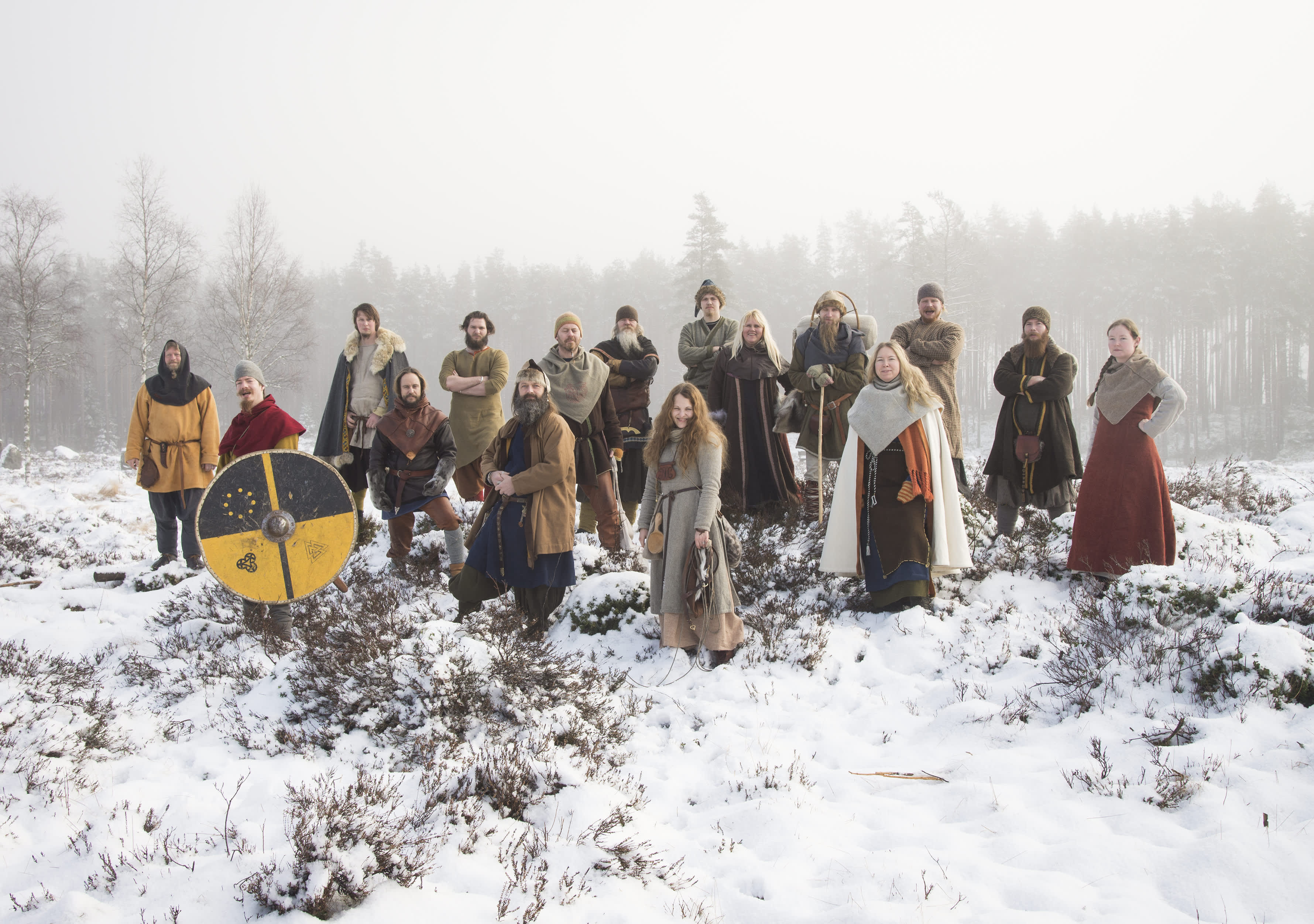 Vikings gathered at Tingvatn