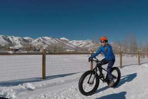 Snow Biking on Willow Creek Trail