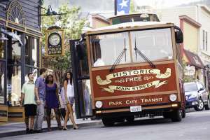 Group Trolley on Historic Main Street